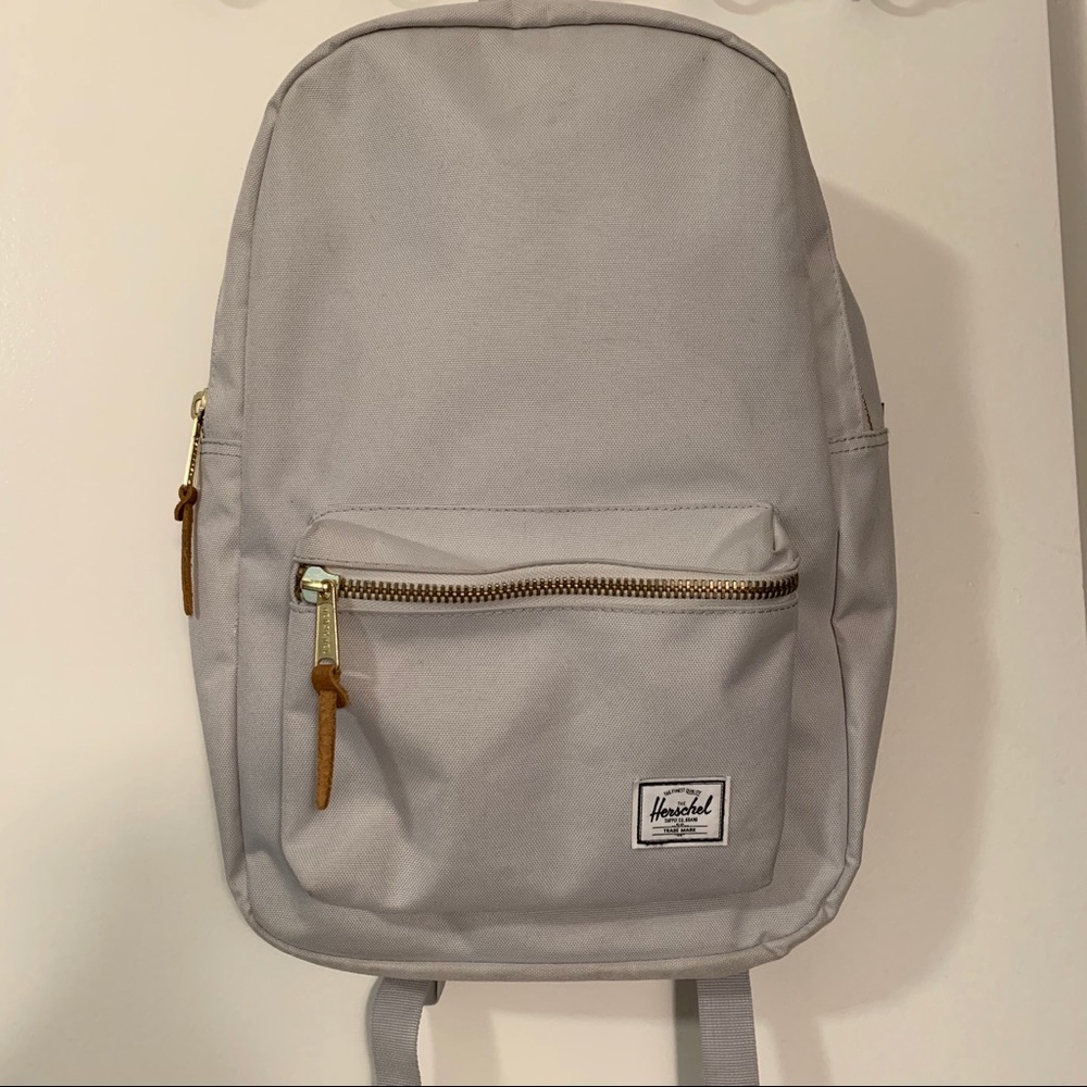 Herschel light grey backpack